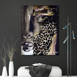 The Face of Canvas -Leopard